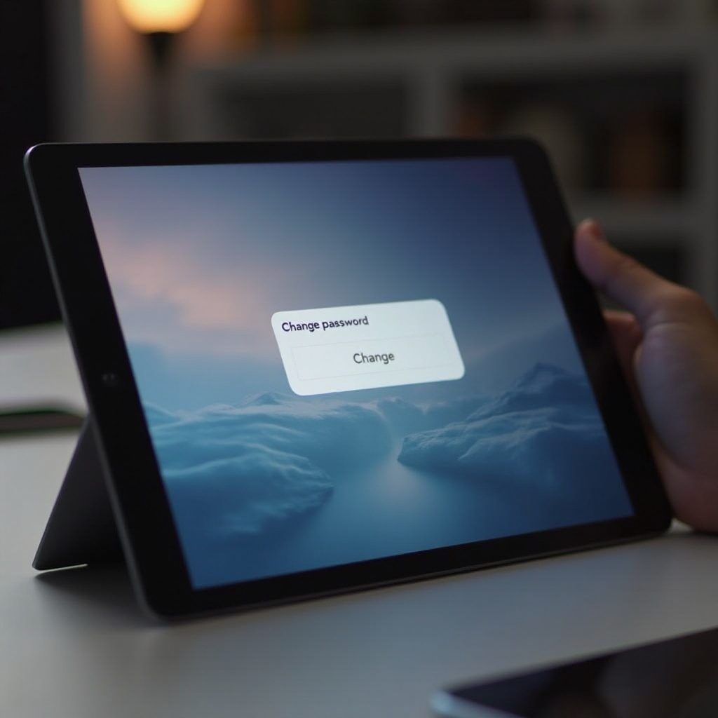 passwort ipad ändern